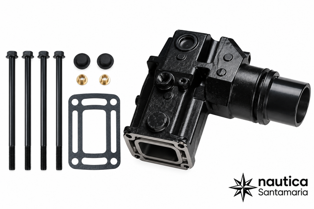 Kit Collettore e Riser (25,7 cm) Volvo Penta V6 dal 1993