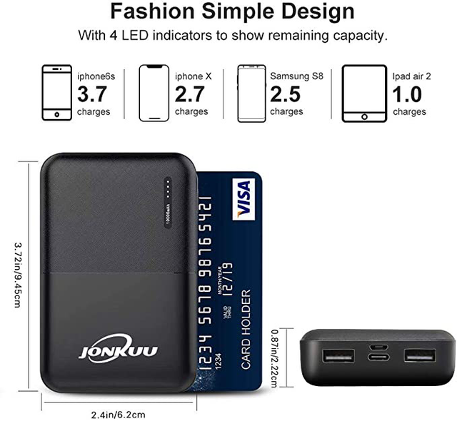 High capacity small capacity power bank (as pictured or similar)