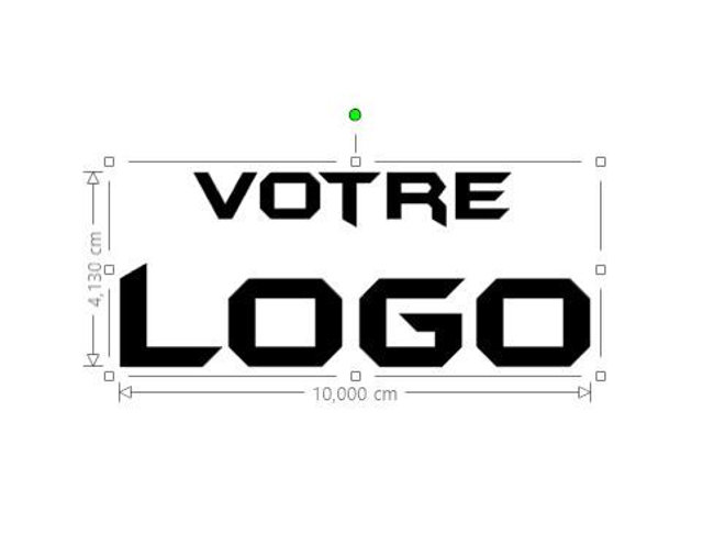Stickers de votre TEXTE/Logo Vinyle Sans fond