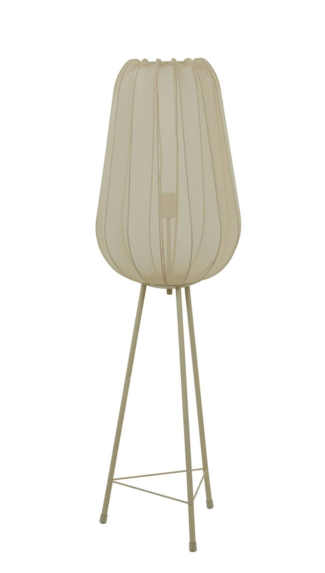 PLUMERIA tripod lamp stand - sand