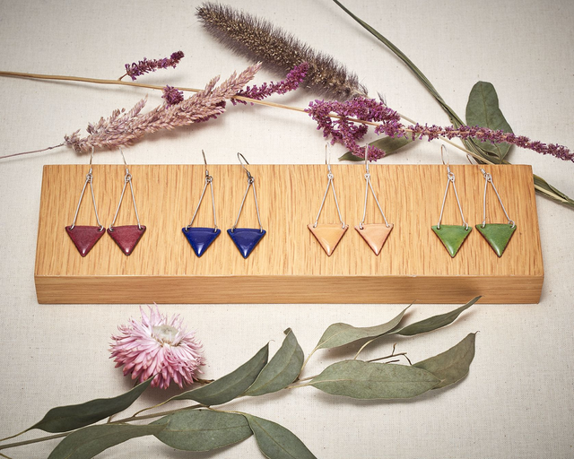 Boucle d’oreilles fanion  - Série 2