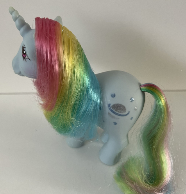 My Little Pony : Moonstone (glittery symbols) * unicorn * G1 * 1983 * Hong Kong