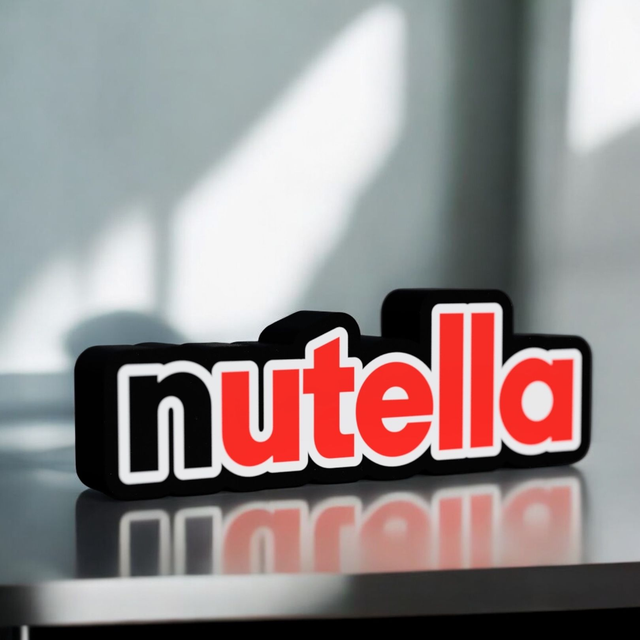 Lampe 3D Nutella LED - Le plaisir gourmand illumine ton espace ! 