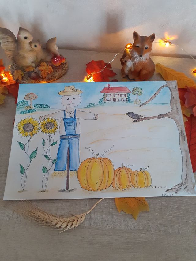 L'épouvantail d'automne