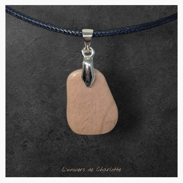 Pendentif &quot;Pierre de lune PN-083