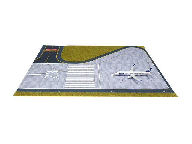 Diorama Display Runway 23 1/500 (A4 29,78 x 21 cm) ohne Flugzeug 
