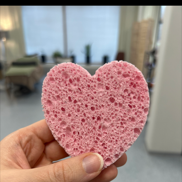 Kasvojen puhdistus sieni, 2kpl