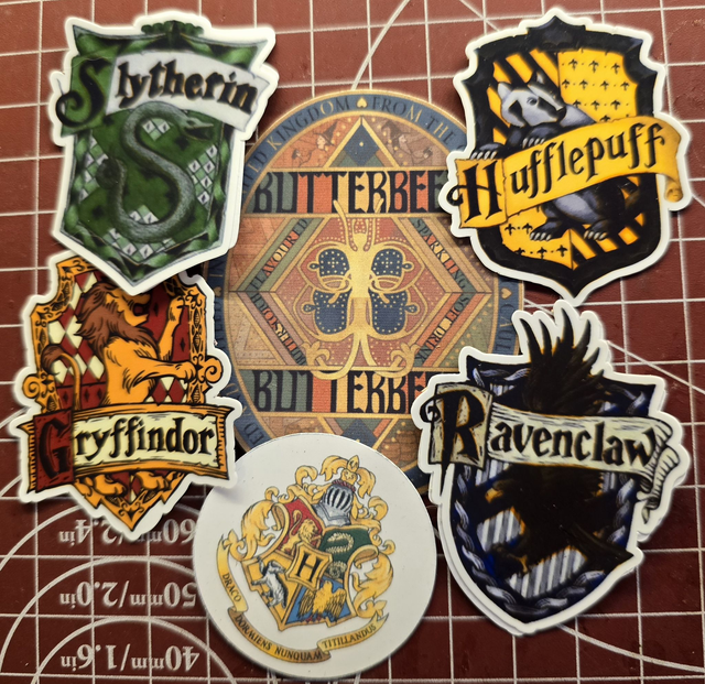 Wizarding World Stickers (6 pack)