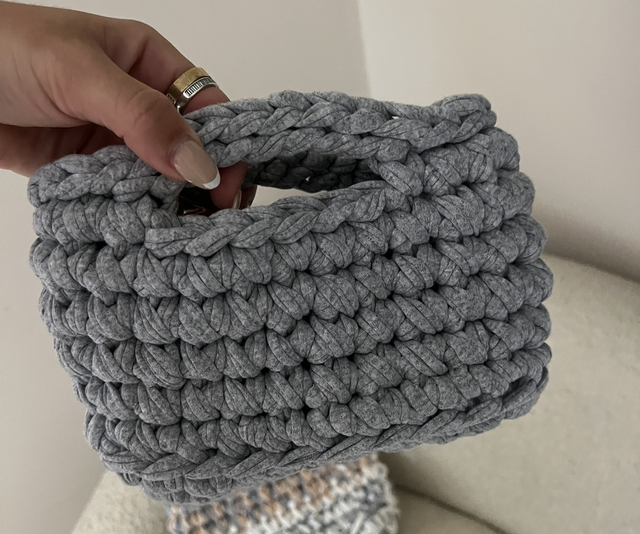 Grey mini grab bag