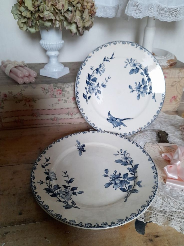 2 assiettes Favori Digoin Sarreguemines