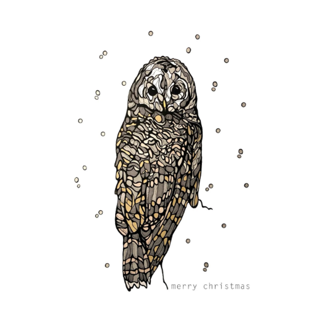 Card - Christmas - Owl
