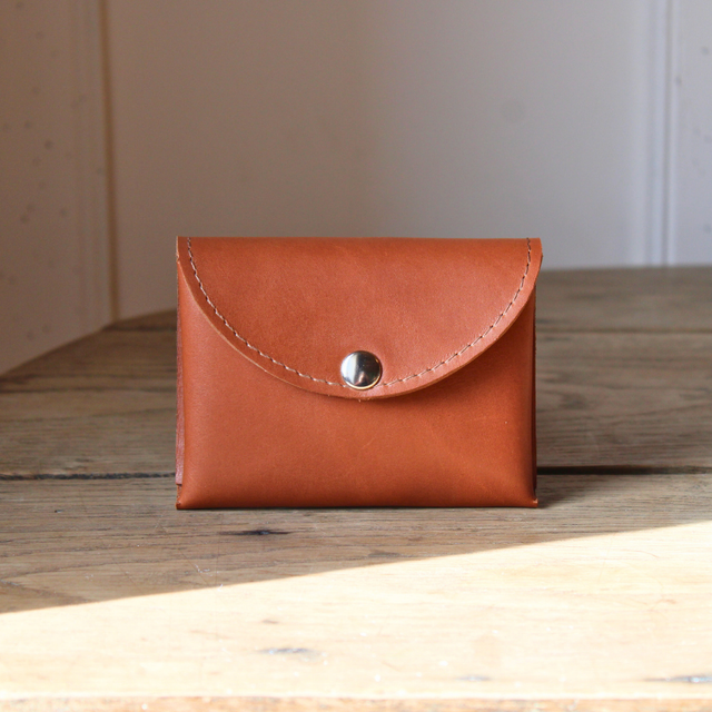 Porte monnaie à bouton 