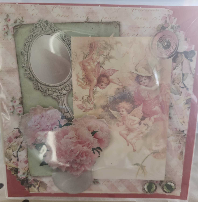 N° 919  Carte  Mariage &quot;félicitation miroir &quot;  