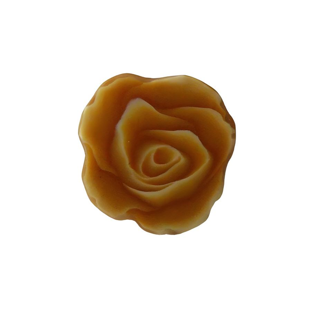 Bague fleur bohème rose jaune