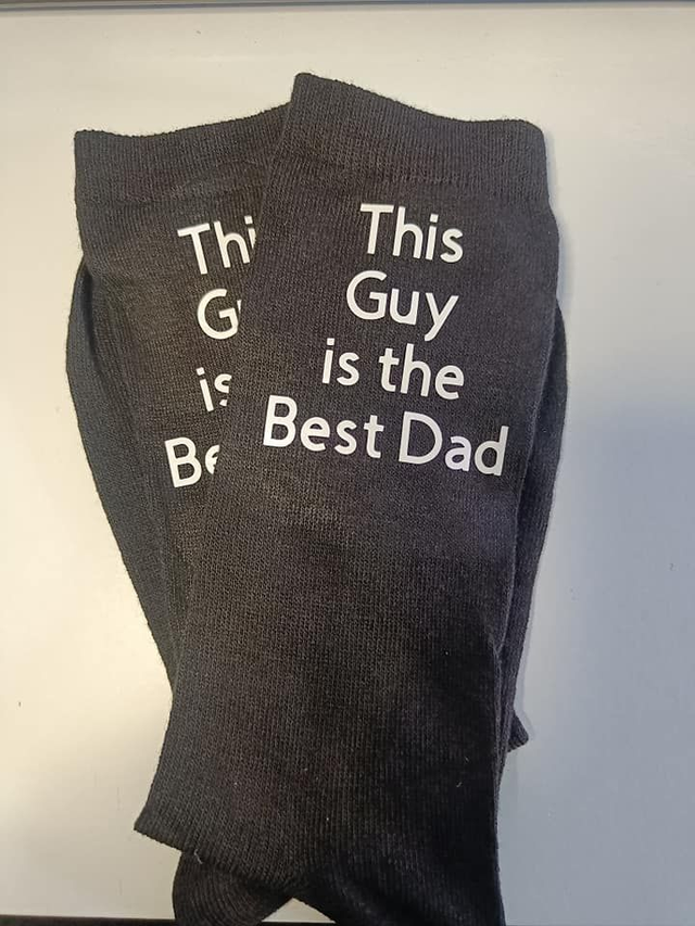 Personalised Father&#039;s day socks 