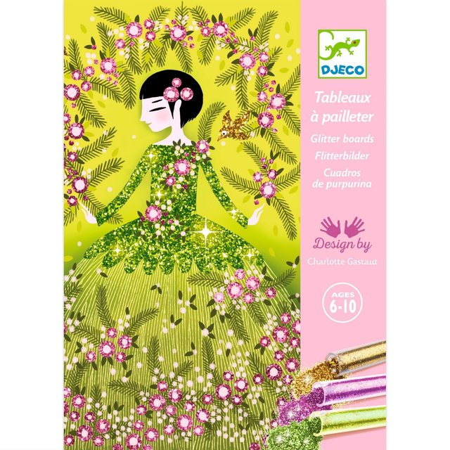 Tableaux à pailleter &quot;Robes à paillettes&quot; - Djeco