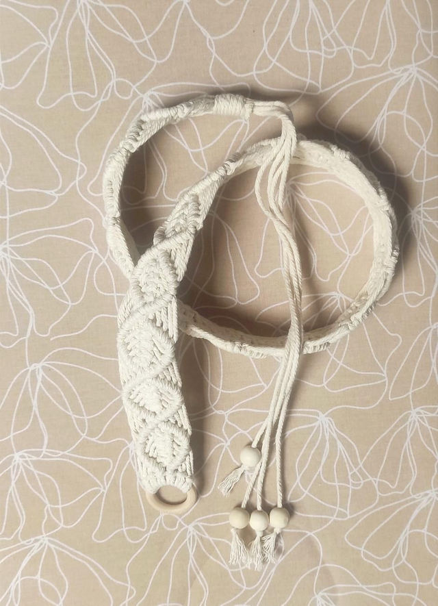 Ceinture en macramé