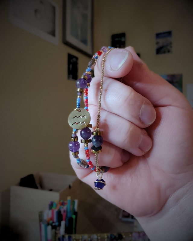 Bracelet Astro Verseau & Améthyste