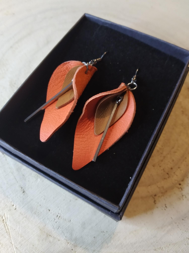 &quot;les élégantes&quot; Orange et Camel 