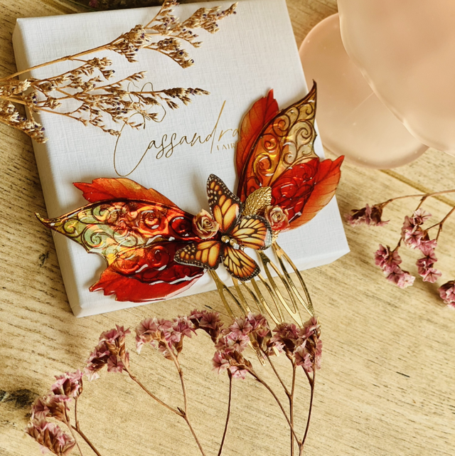 Forêt enchanté - Peigne cheveux