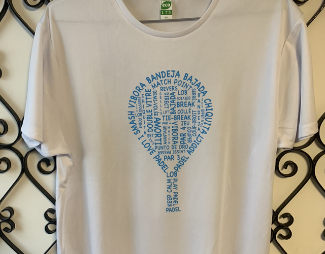 Tee shirt homme technique « raquette »