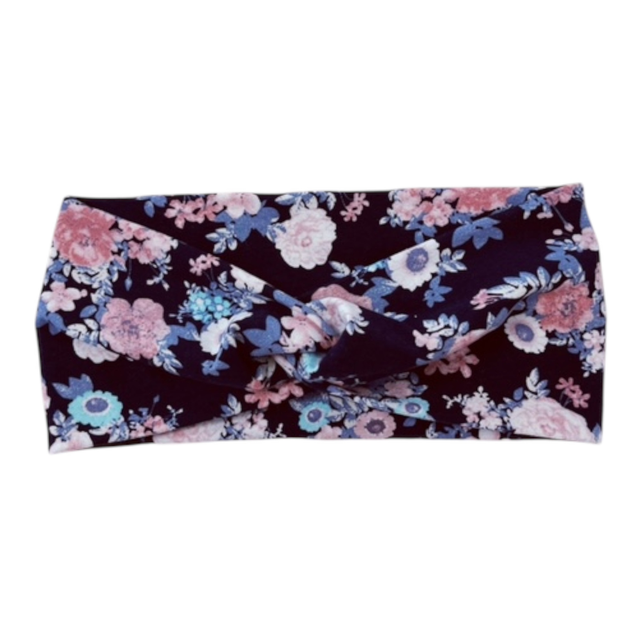 Haarband „Blumen blau“