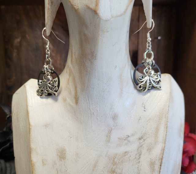 Boucles d'Oreilles Néo Circlips "Cercle Abyssal"