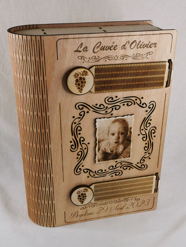 Coffret pour 2 bouteilles à personnaliser