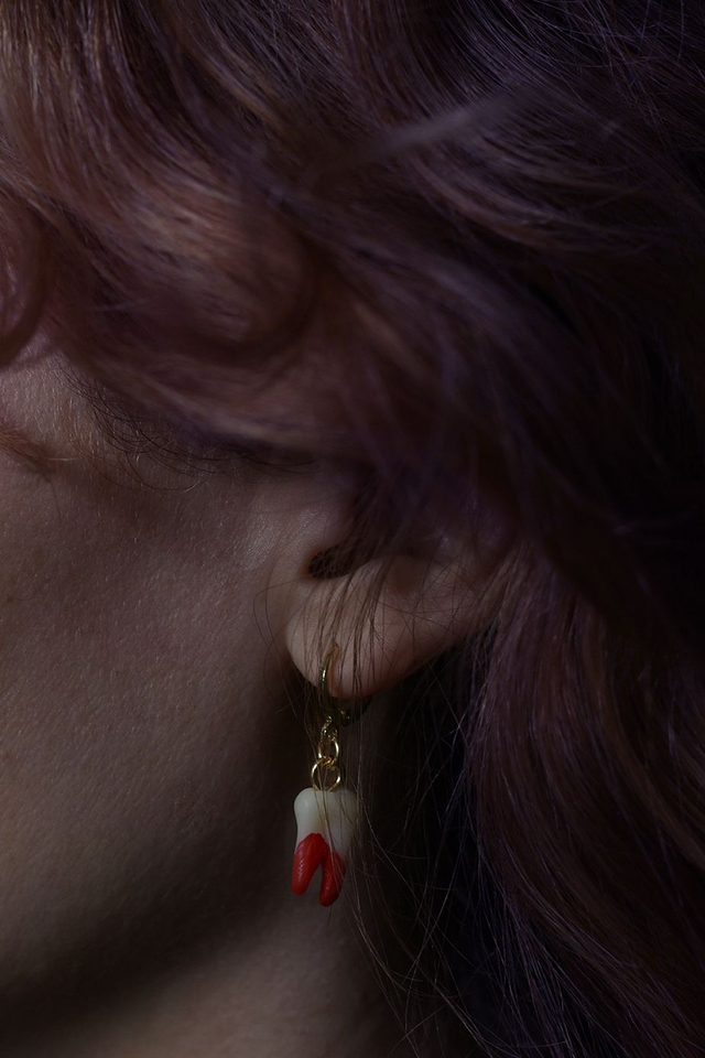 Dents de Scie® "Magic tooth" Boucles d'oreilles asymétriques