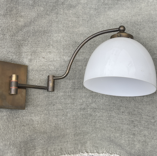 Wandlampe Leselampe schwenkbar Messing