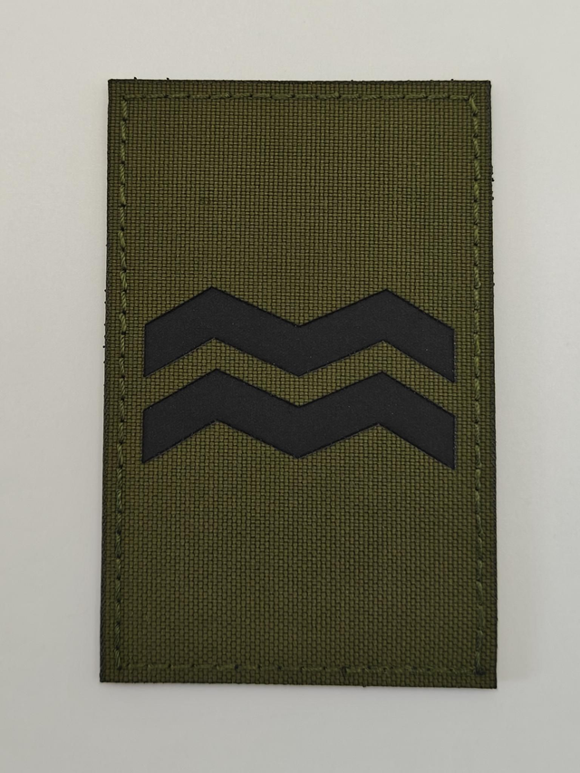 Cpl IR laser cut rank markings 