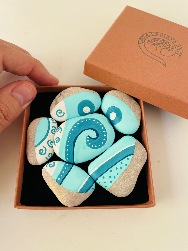 Caixa Presente Puzzle Mar