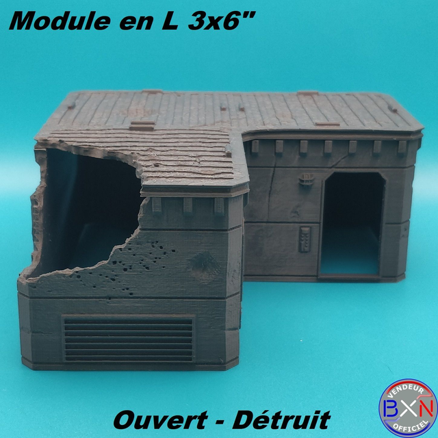 VGT - Module 3x6&quot; L - Ouvert - Détruit