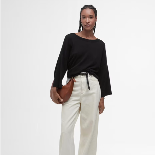 Barbour Lucy Knitted Jumper Black