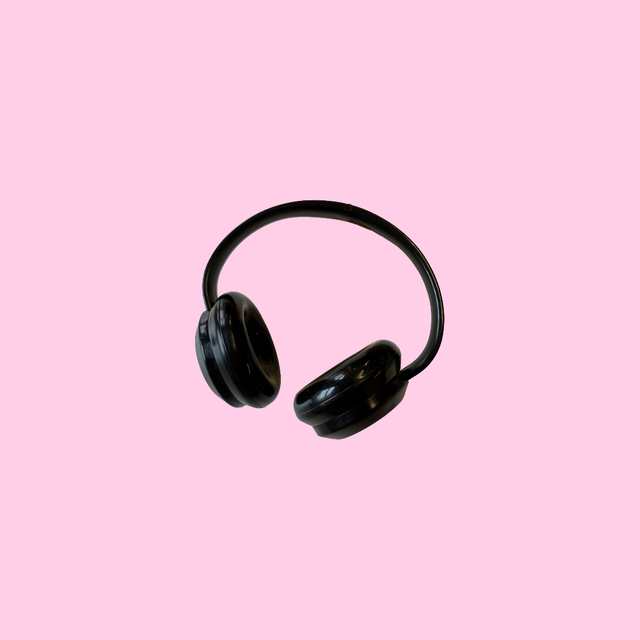 17cm Doll Headphone (Black)