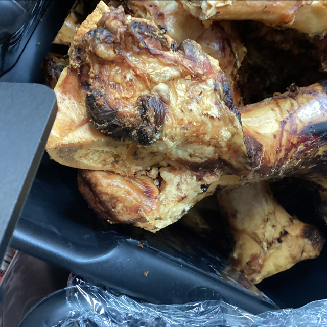 Roasted whole bones
