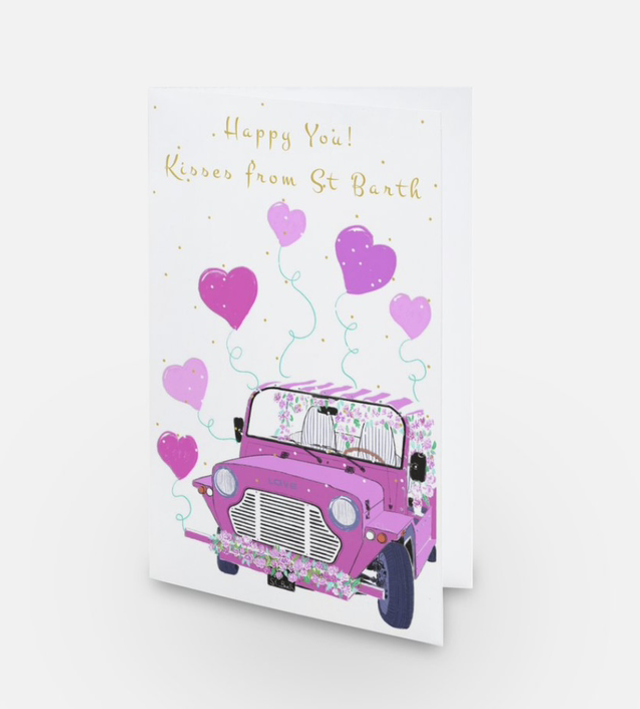 Carte pliée 11,8 x 18,5 cm Happy You! SOLD OUT