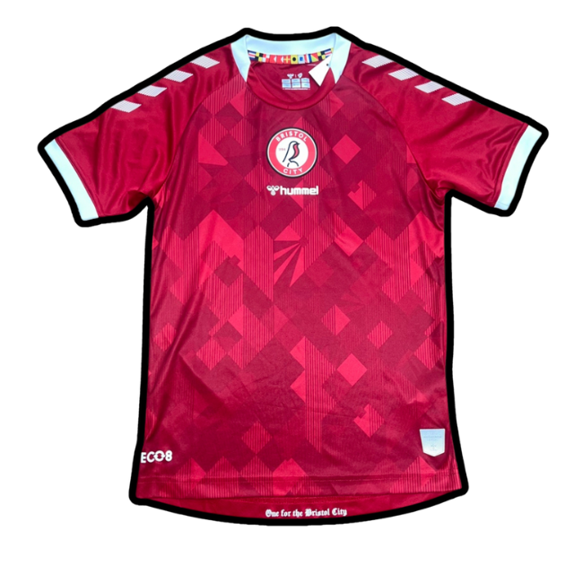 Bristol City 2021-22 Home Kids Jersey - 12Y