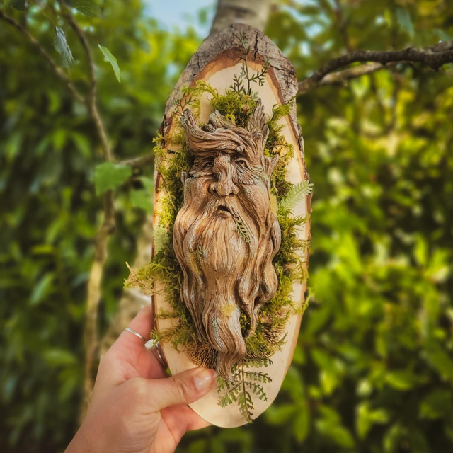 Ent de Printemps - Sculpture fantastique 