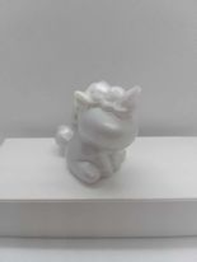 Licorne blanche leger violet 