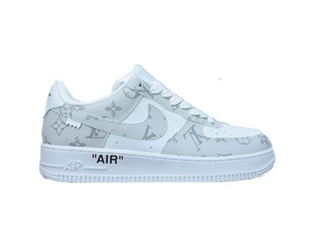 Nike Air Force 1 x LVuitton, grey-white