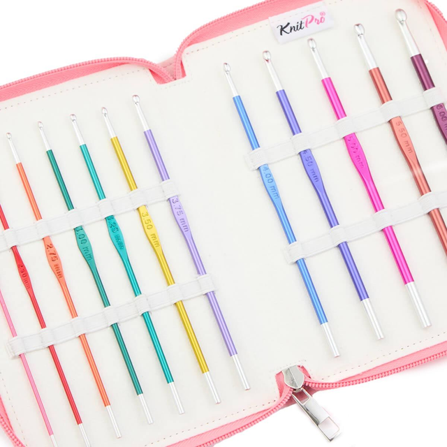 Knitpro Zing Crochet Hook Set of 12 (2.0-6.0)