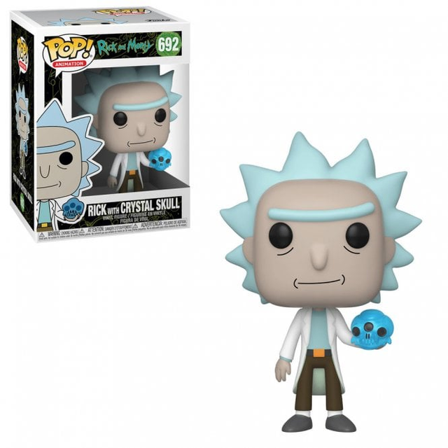 Rick &amp; Morty: Rick with Crystal Skull Pop! #692