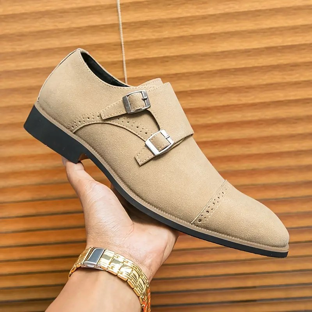 Men's Classic Double-Buckle Loafers