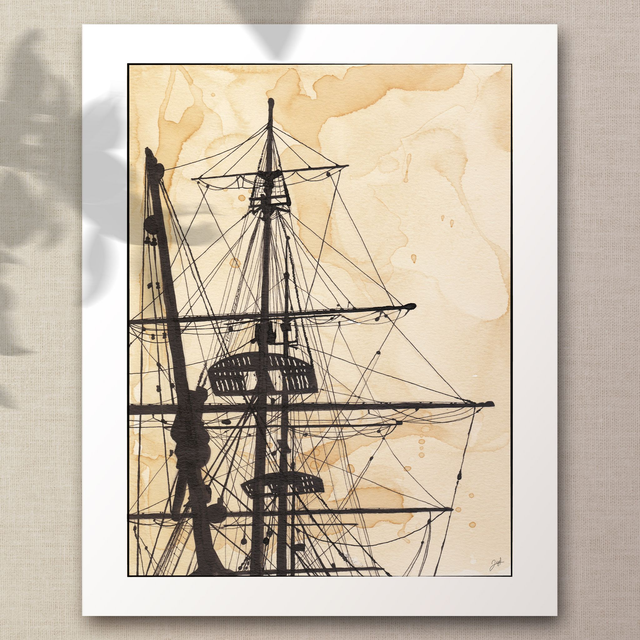 Affiche 40x50 - Café - Étoile Du Roy