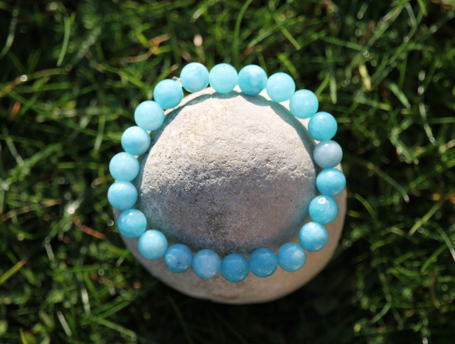 Bracelet aigue marine