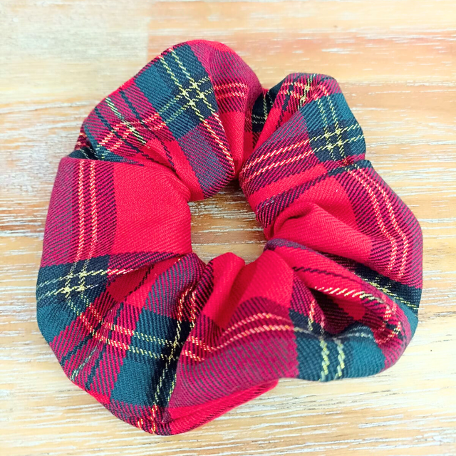 Chouchou / Scrunchie motif écossais