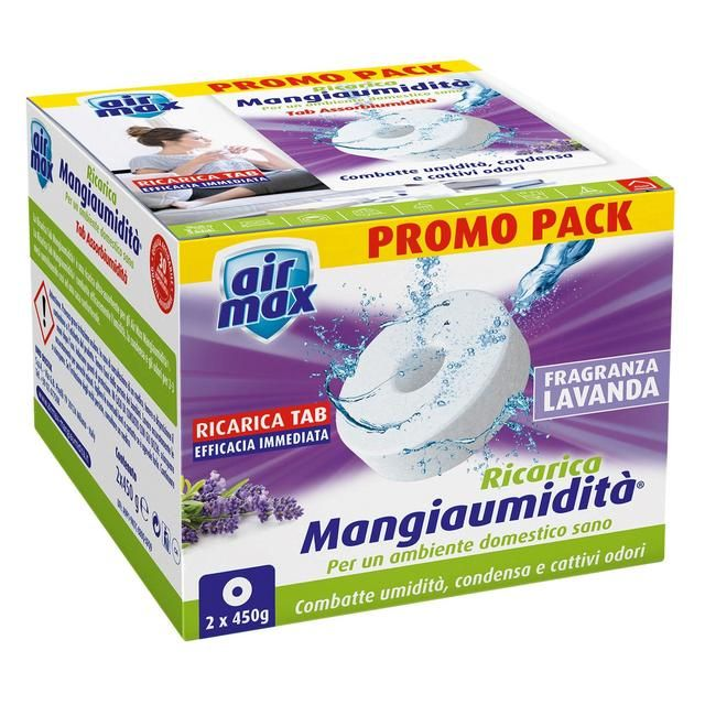 AIR-MAX - Ricarica Tab Mangiaumidita' Lavanda 2x450gr - D0091
