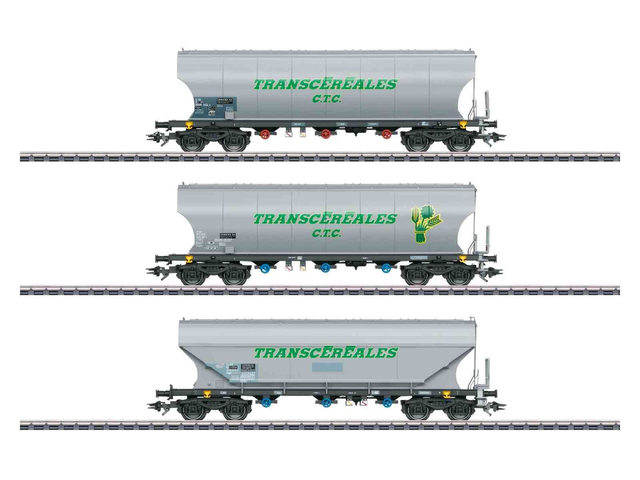 coffret 3 wagons Transcéréales Marklin 46346 H0
