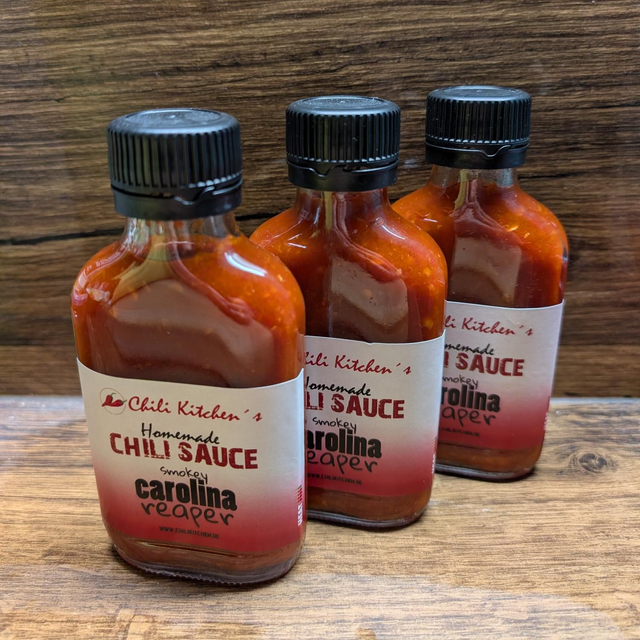 Smoked Carolina Reaper Chili Sauce